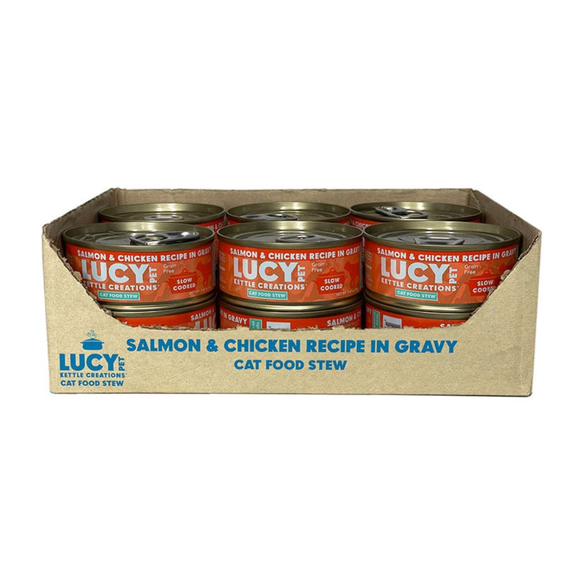 Lucy Pet Kettle Creations Gravy Wet Cat Food (2.75 oz x 12 cans) - Cat Food 15