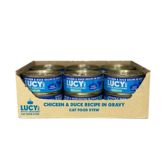 Lucy Pet Kettle Creations Gravy Wet Cat Food (2.75 oz x 12 cans) - Cat Food 21