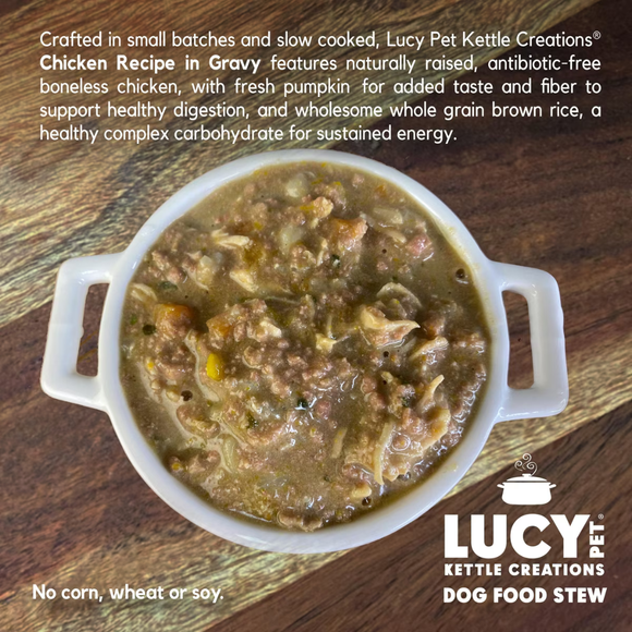 Lucy Pet Kettle Creations Gravy Wet Dog Food (12.5 oz x 12 cans) - Dog Food 3