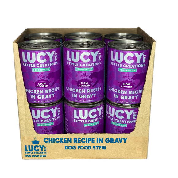 Lucy Pet Kettle Creations Gravy Wet Dog Food (12.5 oz x 12 cans) - Dog Food 5