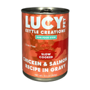 Lucy Pet Kettle Creations Gravy Wet Dog Food (12.5 oz x 12 cans) - Chicken & Salmon Recipe - Dog Food 13