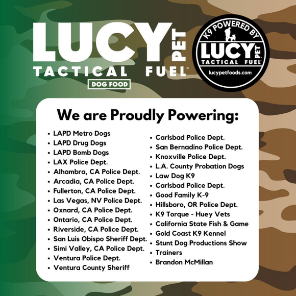 Lucy Pet Tactical Fuel Chicken Brown Rice & Oatmeal High Energy Active Dog Dry Food (30 lb) - Dog Food 4