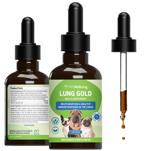 Lung Gold - Lower Respiratory Tract Support for Dogs - 2-oz - Dog Supplements & Vitamins 1