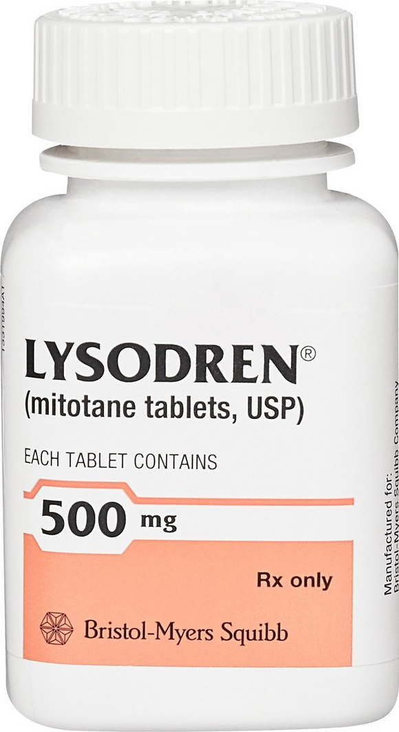 Lysodren (Mitotane) Tablets 500mg (100 tablets) - Treat Adrenal Cortical Carcinoma - Pet Medicine 1