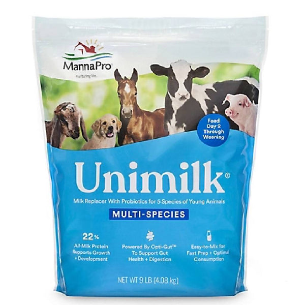 Manna Pro Unimilk  Multi-Species Milk Replacer (9 lb)