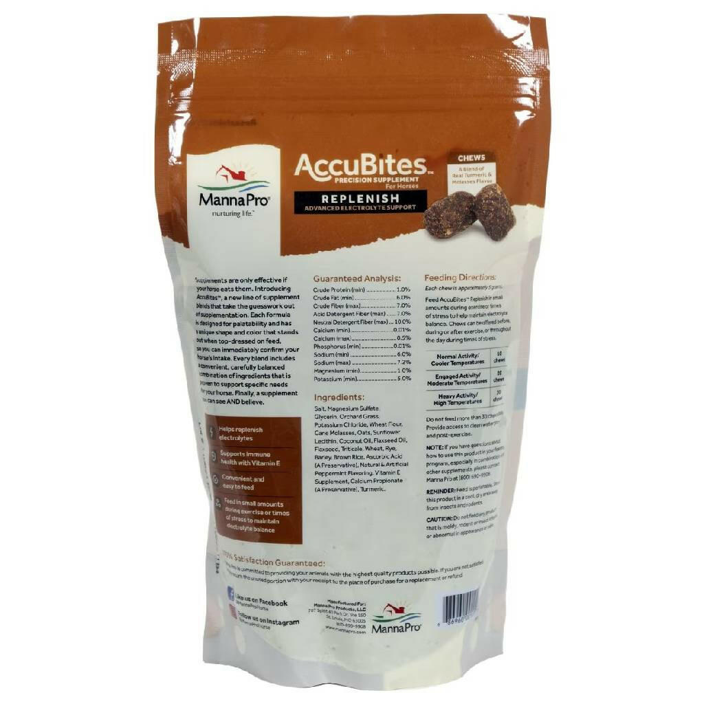 Manna Pro AccuBites Replenish Supplement for Horses (26.5 oz)