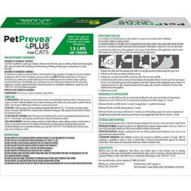 PetPrevea Plus Topical Treatment for Cats over 1.5 lbs (3 doses)