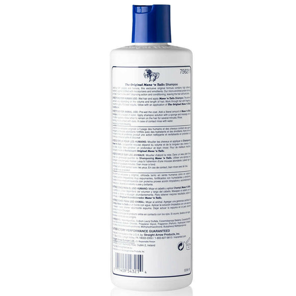 Mane 'n Tail and Body Original Formula Shampoo 12oz backside
