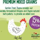 Manna Pro Farmhouse Favorites Garden Treat Thyme Mixed Grains for Poultry (4 lb)