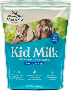 Manna Pro Kid Milk Digestive With Probiotic Replacer For Goat Kids - 4-lb - Kid Milk Replacers 1