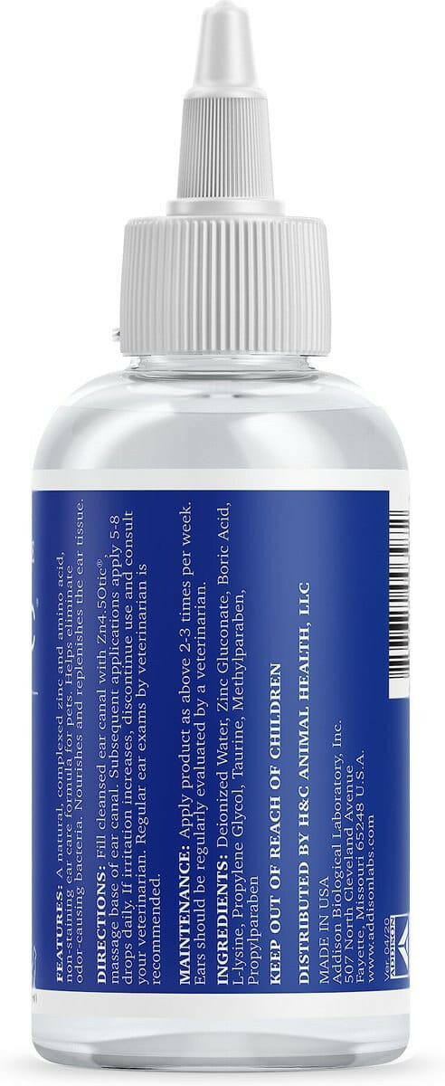 MAXI/GUARD Zn4.5 Otic Natural Ear Care Solution with Complexed Zinc - Dog Ear Care 4