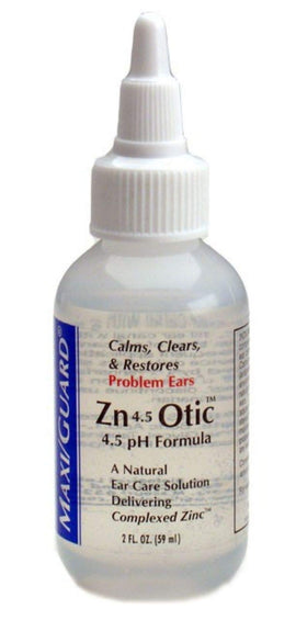 MAXI/GUARD Zn4.5 Otic Natural Ear Care Solution with Complexed Zinc - 2 oz - Dog Ear Care 2