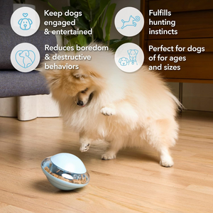 McLovin’s Treat Tumbler Dog Toy Blue - Dog Toy 2