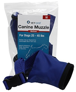 Nylon Padded Dog Muzzle, Medium