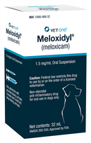 Meloxidyl (Meloxicam) Oral Suspension for Dogs 1.5 mg/ml - 32 ml bottle - Pet Medicine 2