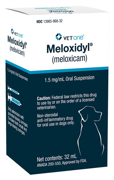 Meloxidyl (Meloxicam) Oral Suspension for Dogs 1.5 mg/ml - 32 ml bottle - Pet Medicine 2
