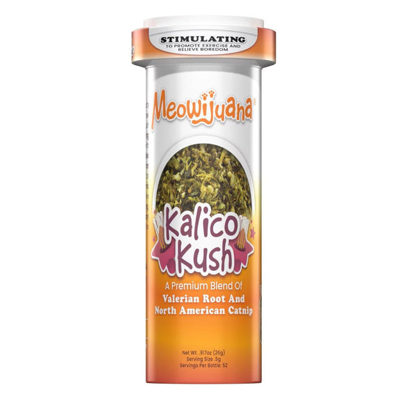 Meowijuana Kalico Kush Catnip & Valerian Root Blend Catnip (0.917 oz)
