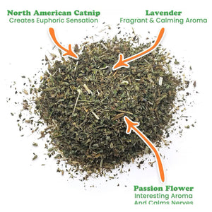 Meowijuana Mice Dreams Passion Flower (Lavender) and Catnip Blend (0.917 oz)