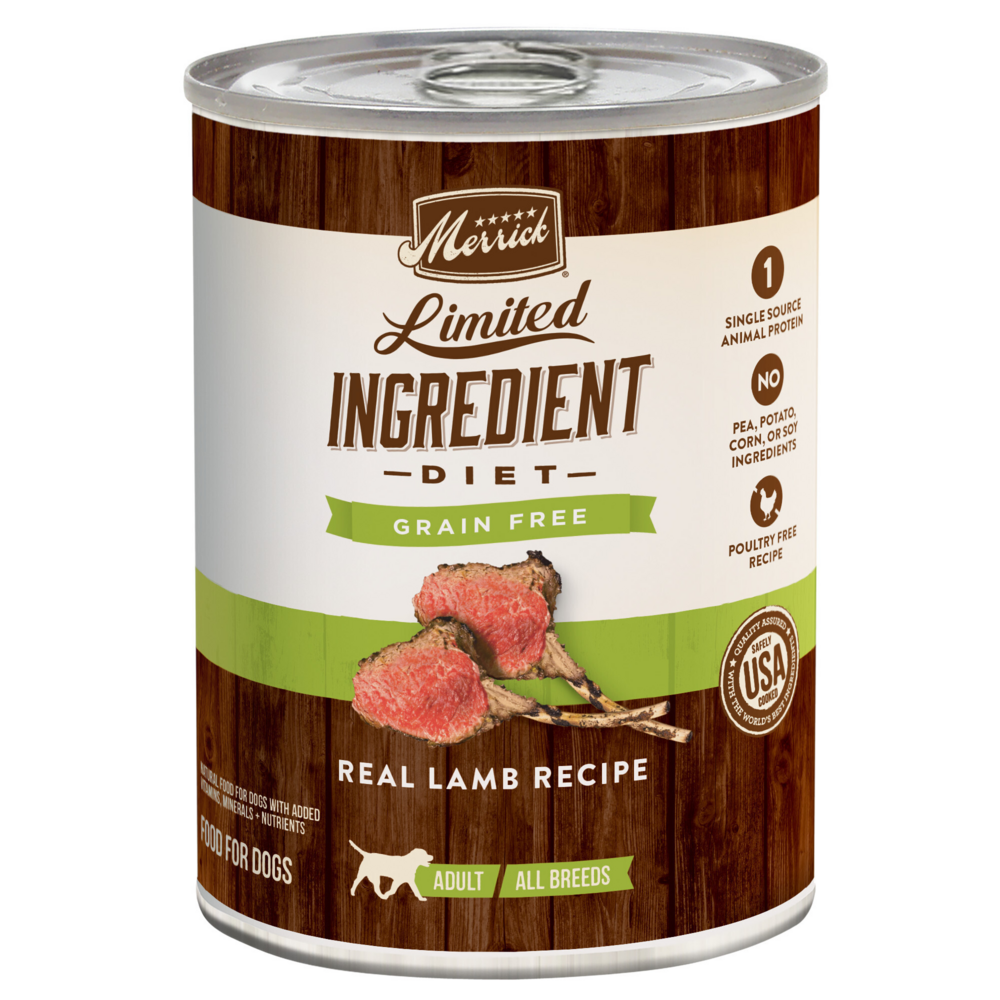 Merrick Limited Ingredient Diet Real Lamb Recipe Canned Dog