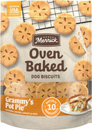 Merrick Oven Baked Grammy’s Pot Pie Chicken Carrots & Peas Dog Treats 11-oz - Dog Treat 1