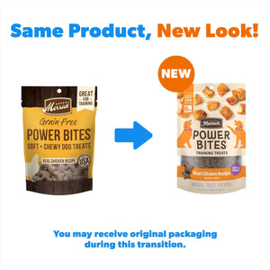 Merrick Power Bites Soft & Chewy Grain Free Real Chicken Dog Treats (6 oz) - Soft & Chewy Dog Treats 2
