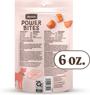 Merrick Power Bites Soft & Chewy Grain Free Real Salmon Dog Treats (6 oz) - Soft & Chewy Dog Treats 2