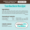 Merrick Power Bites Soft & Chewy Grain Free Real Turducken Dog Treats (6 oz) - Soft & Chewy Dog Treats 6