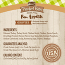 Merrick Purrfect Bistro Grain Free Bon Appetits Gravies Adult Wet Cat Food Turkey Recipe Chunks in Gravy (3 oz x 24