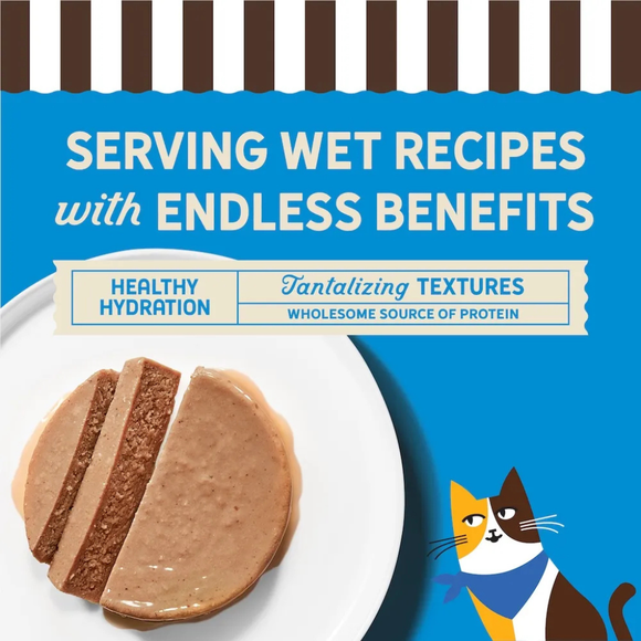 Merrick Purrfect Bistro Grain Free Premium Pate Adult Wet Cat Food Land & Sea Recipe (3 oz x 24 cans) - Cat Food 2