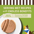 Merrick Purrfect Bistro Grain Free Premium Soft Canned Pate Adult Wet Cat Food High Protein Turkey Recipe - 3-oz, case