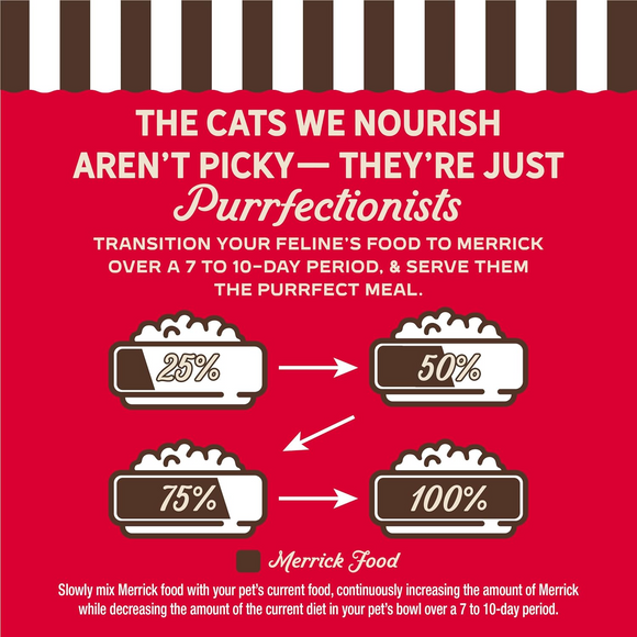 Merrick Purrfect Bistro Grain Free Premium Soft Canned Pate Adult Wet Cat Food High Protein Beef Recipe - 3-oz, case