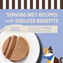 Merrick Purrfect Bistro Grain Free Premium Soft Canned Pate Adult Wet Cat Food High Protein Tuna Recipe - 3-oz, case