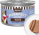 Merrick Purrfect Bistro Grain Free Premium Soft Canned Pate Adult Wet Cat Food High Protein Tuna Recipe - 3-oz, case