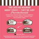 Merrick Purrfect Bistro Grain Free Premium Soft Canned Pate Adult Wet Cat Food High Protein Salmon Recipe 3-oz case