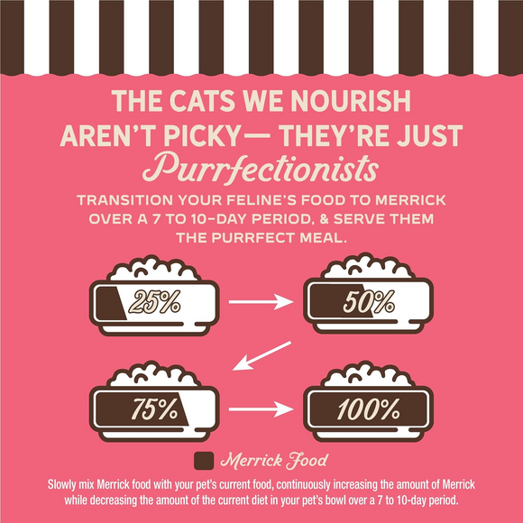 Merrick Purrfect Bistro Grain Free Premium Soft Canned Pate Adult Wet Cat Food High Protein Salmon Recipe 3-oz case