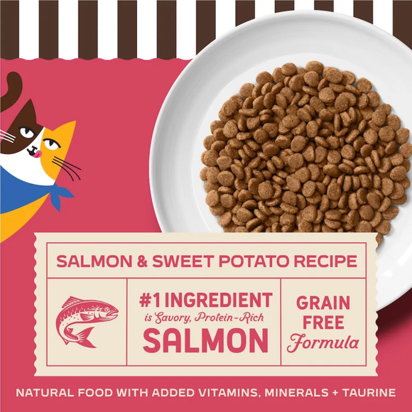 Merrick Purrfect Bistro Grain Free Salmon & Sweet Potato Recipe Dry Cat Food - Cat Food 2