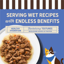 Merrick Purrfect Bistro Premium Canned Adult Wet Cat Food Wild-Caught Tuna Cod & Carrot Recipe in Rich Gravy (3 oz x 24