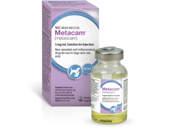 Metacam (Meloxicam) Injection for Dogs - 5 mg/mL 10 mL