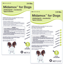 Midamox Topical Solution for Dogs 3-9 lbs Green Box - 12 Doses (12-mos. supply) - Pet Medicine 11