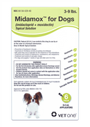 Midamox Topical Solution for Dogs 3-9 lbs Green Box - 6 Doses (6-mos. supply) - Pet Medicine 1