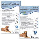 Midamox Topical Solution for Dogs 55.1-88 lbs Blue Box - 12 Doses (12-mos. supply) - Pet Medicine 11