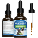 Milk Thistle - for Healthy Liver Function in Cats - 2 oz - Cat Supplements & Vitamins 1
