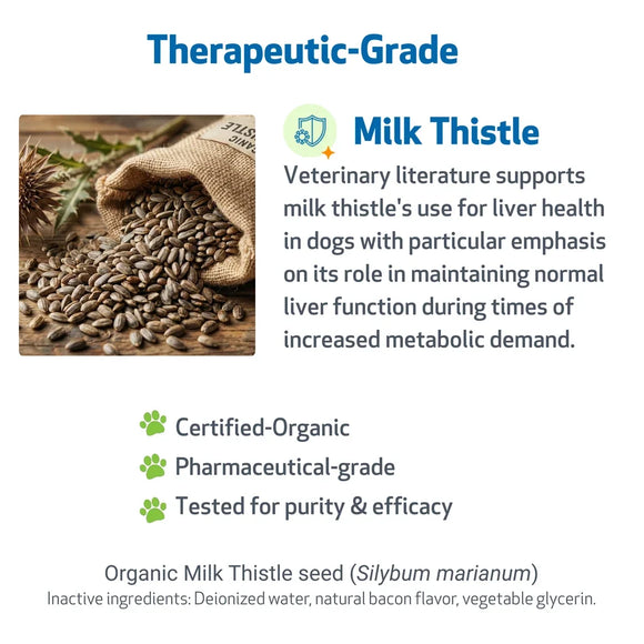Milk Thistle Supplement for Healthy Liver Function in Dogs - Dog Supplements & Vitamins 11