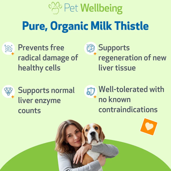 Milk Thistle Supplement for Healthy Liver Function in Dogs - Dog Supplements & Vitamins 13