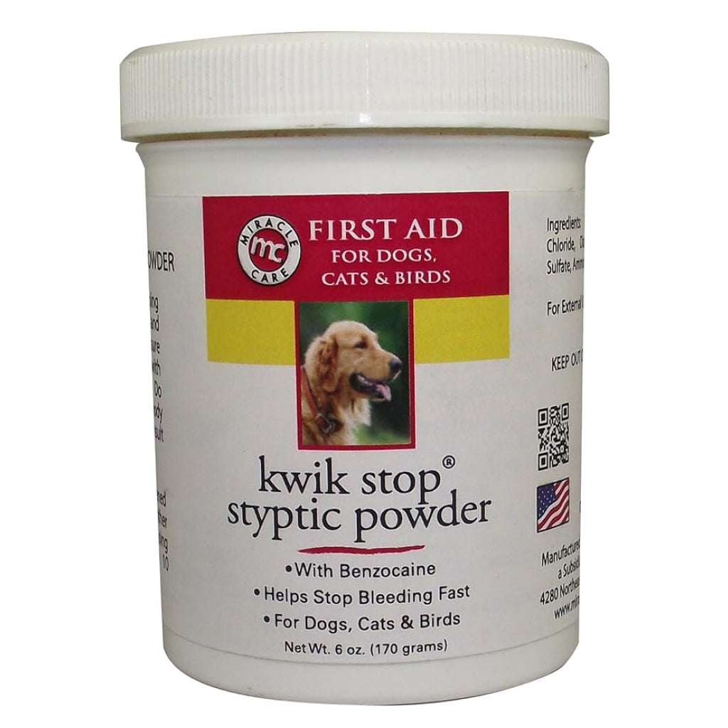 Miracle Care Kwik-Stop Styptic Powder for Dogs Cats & Birds