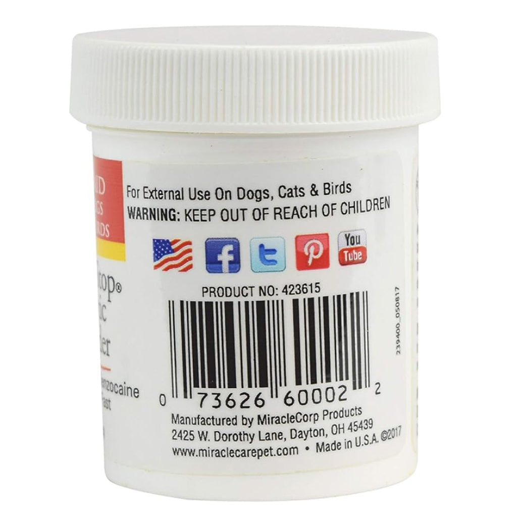 Miracle Care Kwik-Stop Styptic Powder for Dogs Cats & Birds