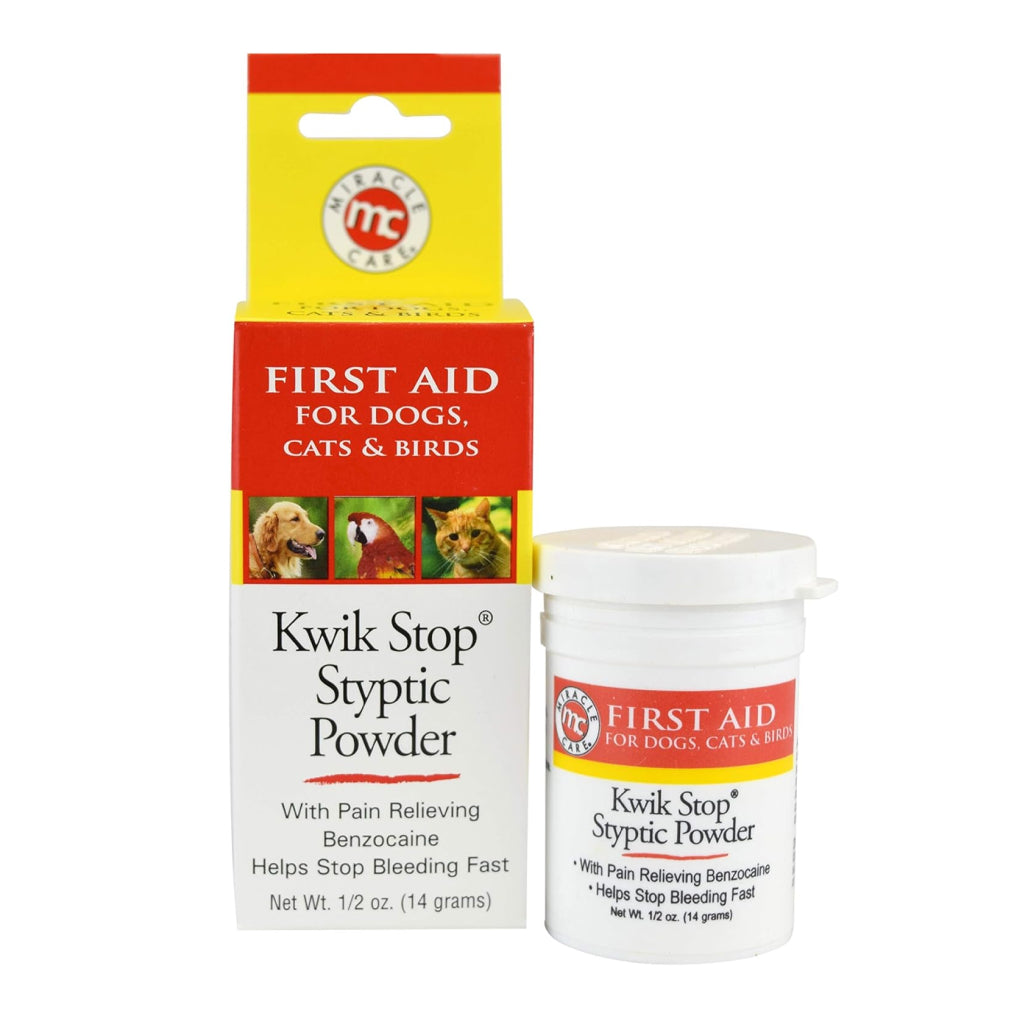 Miracle Care Kwik-Stop Styptic Powder for Dogs Cats & Birds
