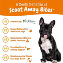 Zesty Paws Scoot Away Bites Chicken Flavor Digestive Supplement for Dog (90 ct)