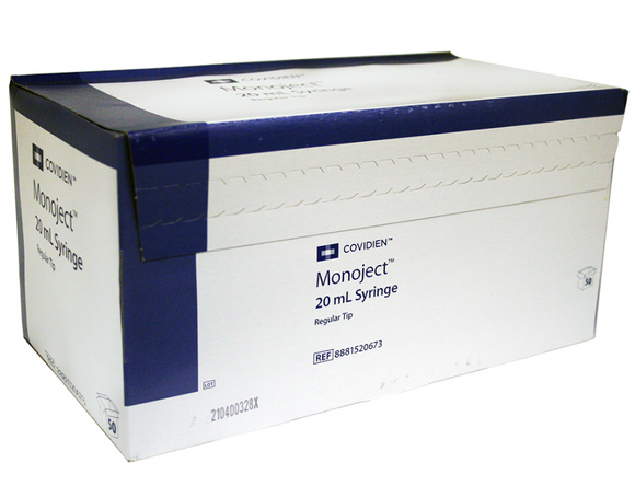 Monoject 20cc Luer-Slip Syringe No Needle (50 count) - Pet Medicine 1