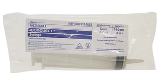 Syringe 140 mL Catheter tip